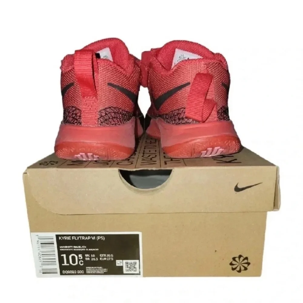 Nike Kyrie Flytrap VI (PS) University Red/Black Kids‎ Size 10.5C DQ8093 600